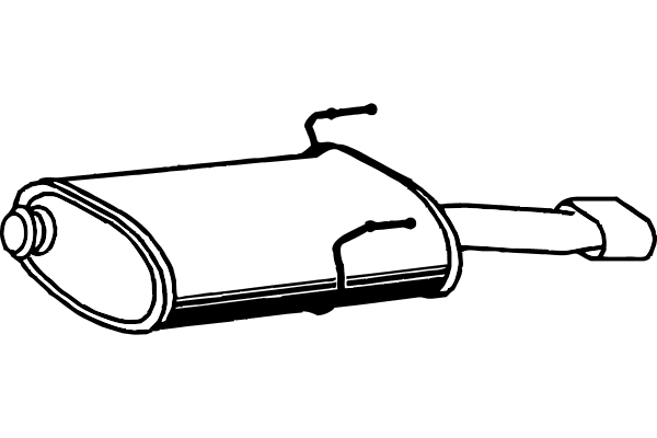 Rear Muffler (P4810)
