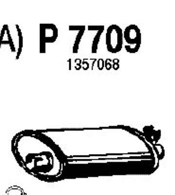 Rear Muffler (P7709)