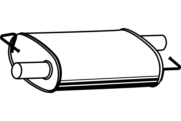 Centre Muffler (P72200)