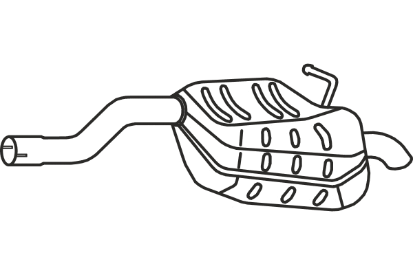 Rear Muffler (P5774)