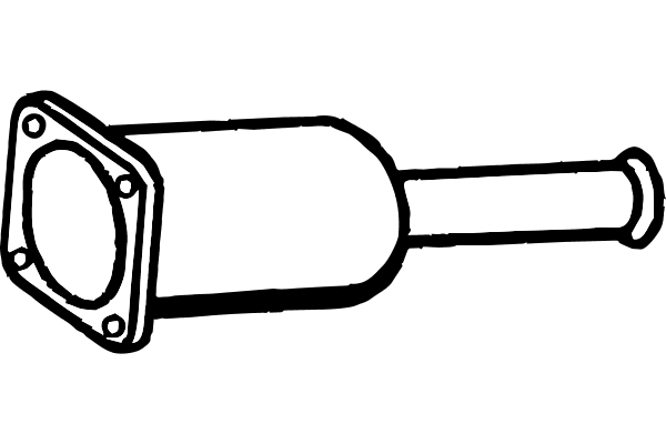 Soot/Particulate Filter, exhaust system (P9916DPF)