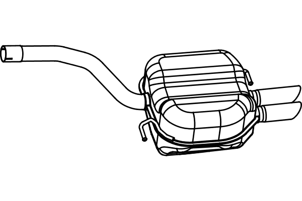 Rear Muffler (P7116)