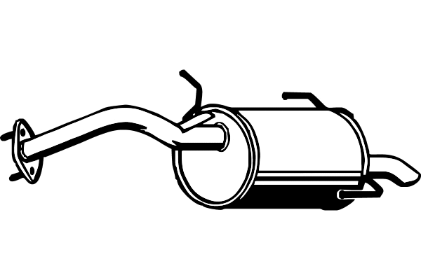 Rear Muffler (P4238)