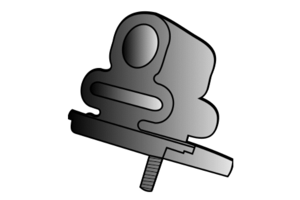 Rubber Strip, exhaust system (X50184)