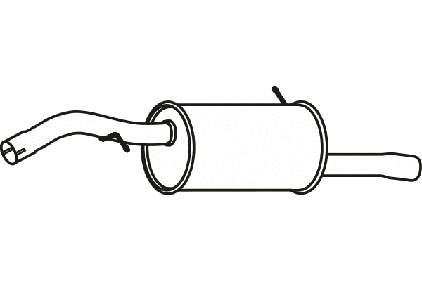 Rear Muffler (P17012)