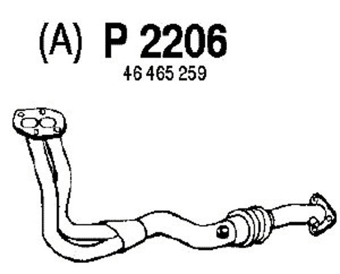 Exhaust Pipe (P2206)