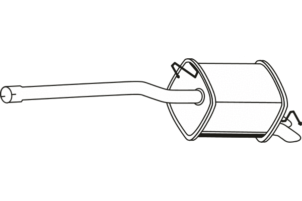 Rear Muffler (P7172)