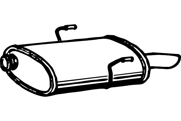 Rear Muffler (P4897)