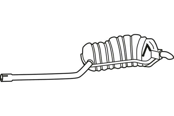 Rear Muffler (P72048)