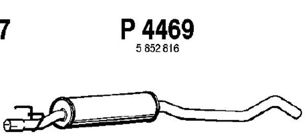 Centre Muffler (P4469)