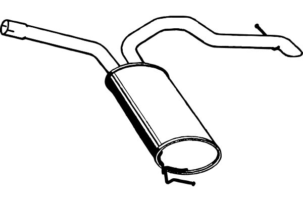 Rear Muffler (P5048)