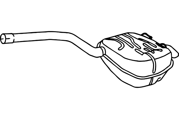 Rear Muffler (P7891)