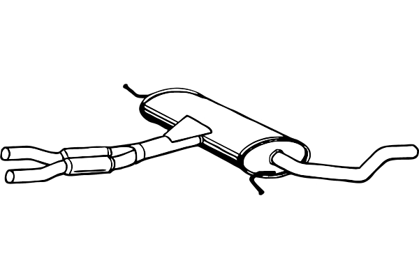 Centre Muffler (P1240)