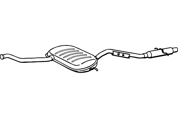 Rear Muffler (P7782)