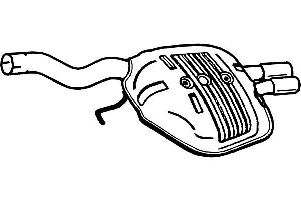 Rear Muffler (P1589)