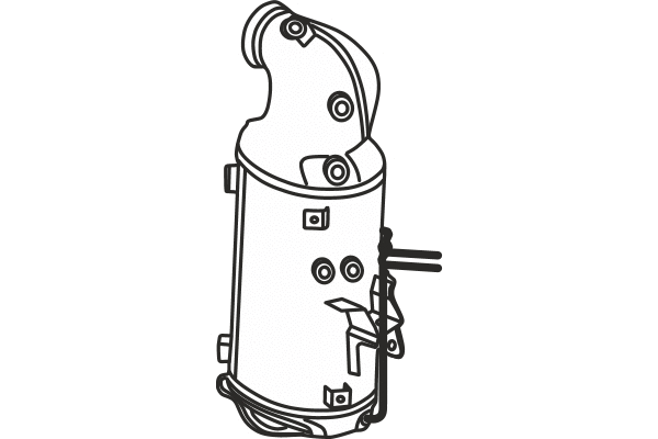 Soot/Particulate Filter, exhaust system (P8859DPF)