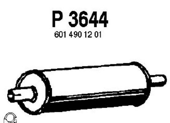 Centre Muffler (P3644)
