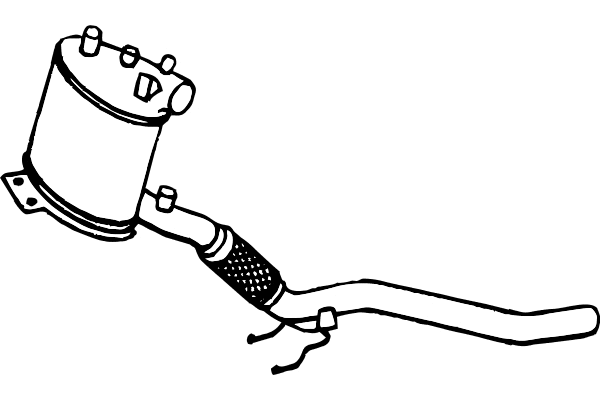 Soot/Particulate Filter, exhaust system (P9972DPF)