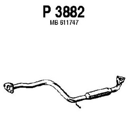 Centre Muffler (P3882)