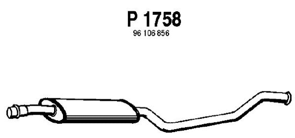 Centre Muffler (P1758)