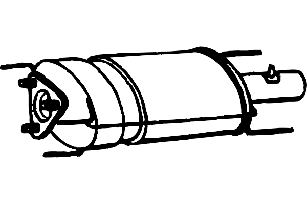 Soot/Particulate Filter, exhaust system (P9901DPF)