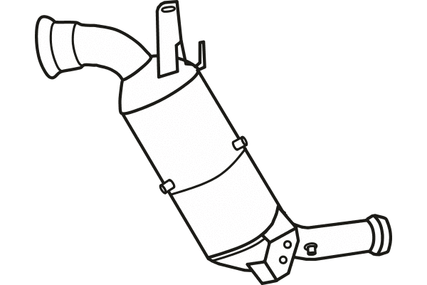 Soot/Particulate Filter, exhaust system (P9854DPF)