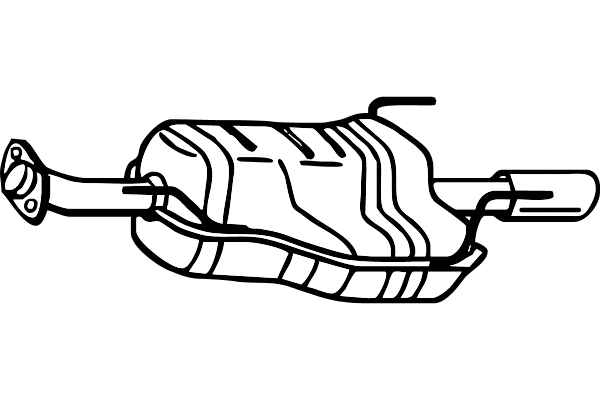 Rear Muffler (P4559)