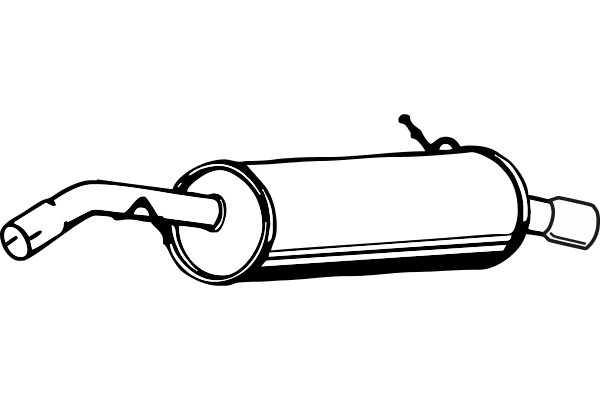 Rear Muffler (P1723)