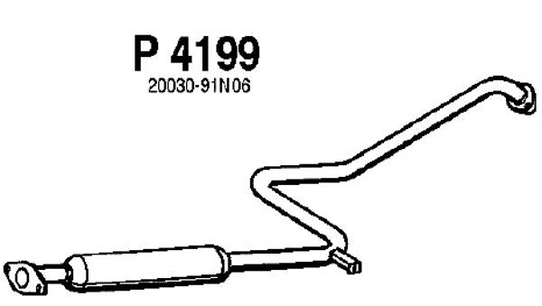 Centre Muffler (P4199)