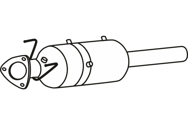Soot/Particulate Filter, exhaust system (P9865DPF)