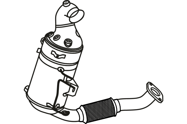 Soot/Particulate Filter, exhaust system (P8815DPF)
