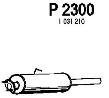 Centre Muffler (P2300)