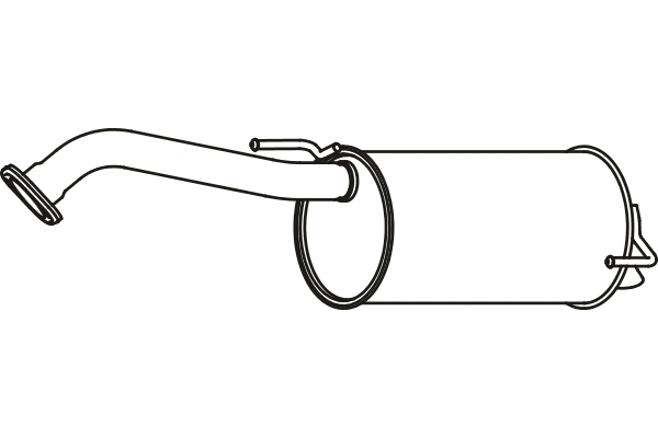 Rear Muffler (P41010)