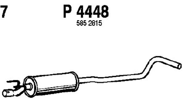 Centre Muffler (P4448)