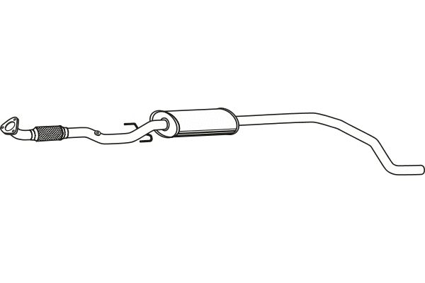 Centre Muffler (P43053)