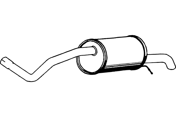 Rear Muffler (P5562)