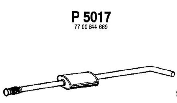 Centre Muffler (P5017)