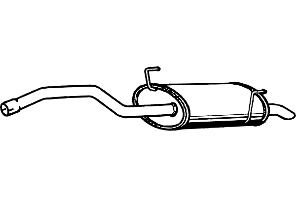 Rear Muffler (P2244)