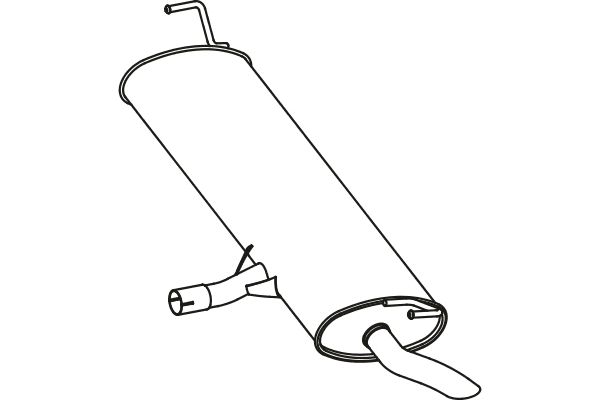 Rear Muffler (P41016)
