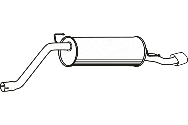 Rear Muffler (P22010)