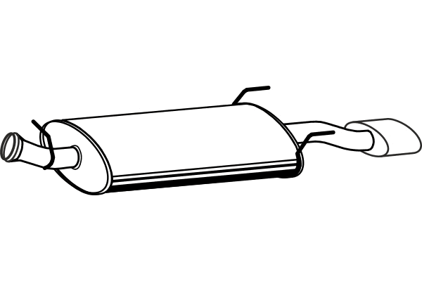 Rear Muffler (P5394)