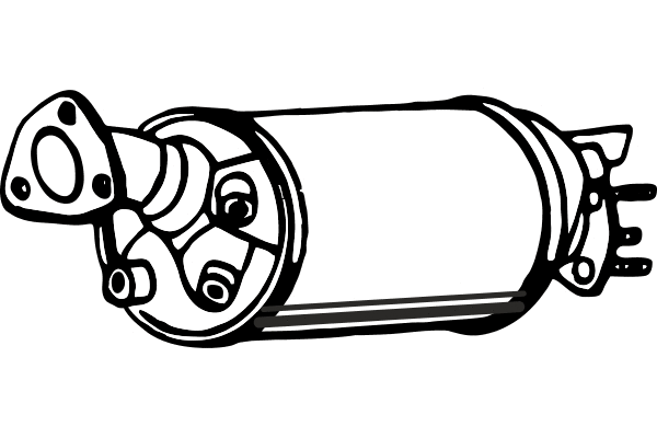 Soot/Particulate Filter, exhaust system (P9908DPF)