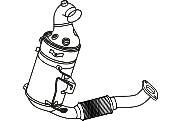 Soot/Particulate Filter, exhaust system (P9891DPF)