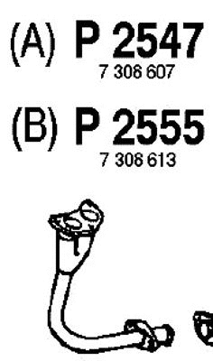 Exhaust Pipe (P2547)