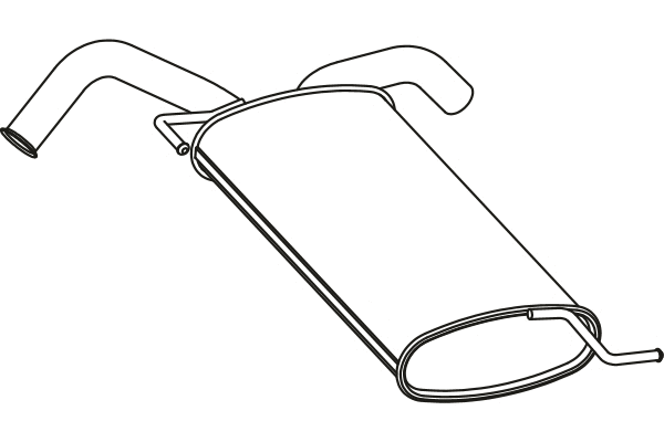 Rear Muffler (P31091)