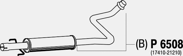Exhaust Pipe (P6508)