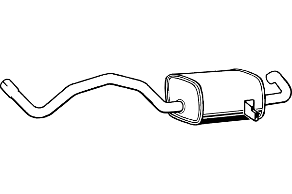 Rear Muffler (P5075)