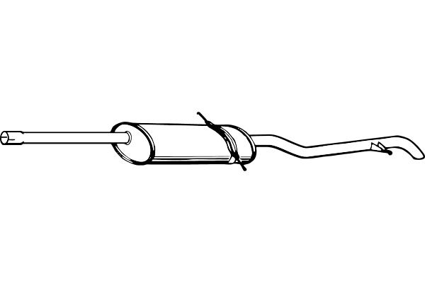 Rear Muffler (P3686)