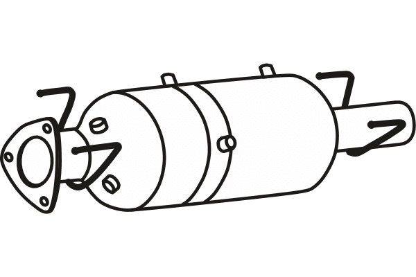 Soot/Particulate Filter, exhaust system (P8813DPF)