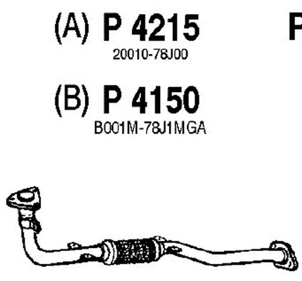 Exhaust Pipe (P4150)